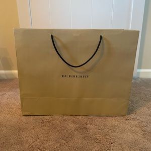 Authentic Burberry Shopping Bag